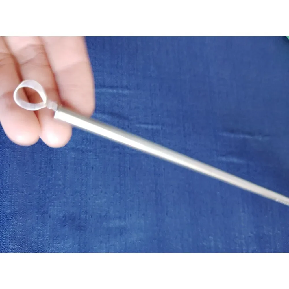 New Reusable Stainless Steel Drinking Straw with Cleaning Brush &  Pouch